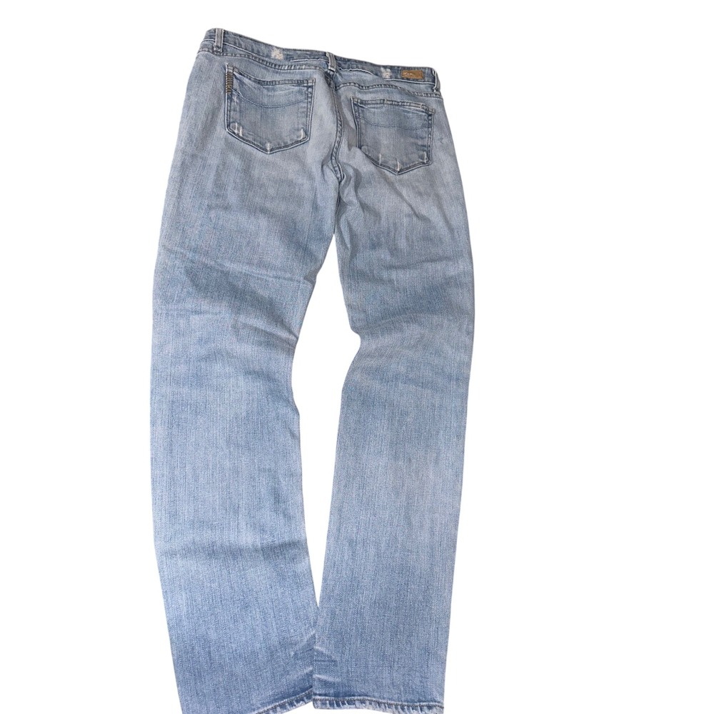 Paige Premium Denim Jimmy Jimmy Distressed Boyfriend Jeans Light Wash Size 28
